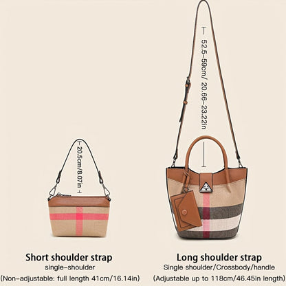 Fashion Hobo Bag, Genuine Leather Tote Bag for Women, Canvas Shoulder Bags, Large Purse Handbags with Adjustable Shoulde