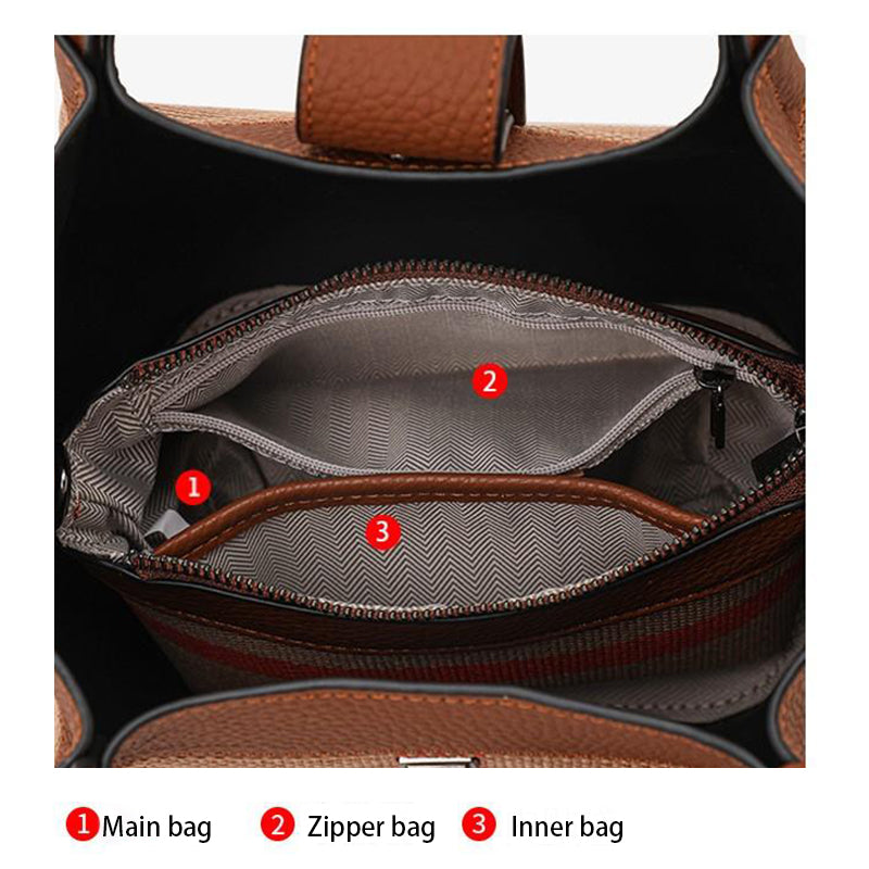 Fashion Hobo Bag, Genuine Leather Tote Bag for Women, Canvas Shoulder Bags, Large Purse Handbags with Adjustable Shoulde