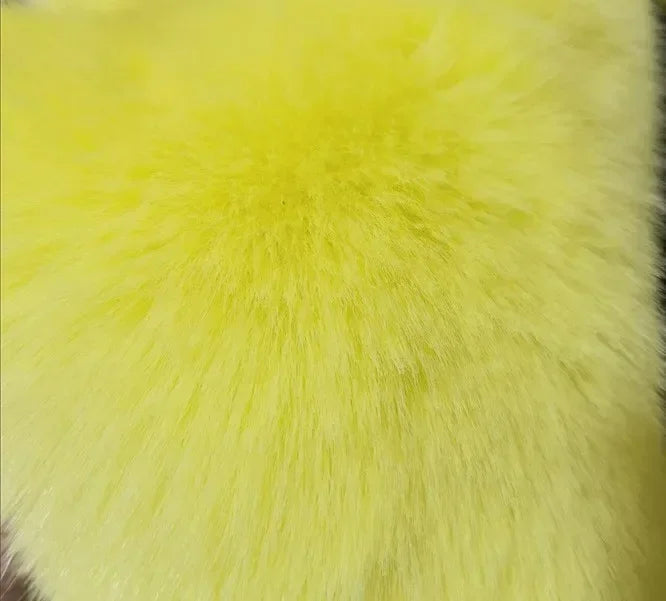 Luxury Faux Fox Fur Coat V Neck Winter Coat For Women Warm Long Sleeve Teddy Jacket Chic Fashion Ou 19