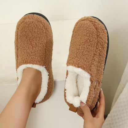 Luxury Fluffy Womens Slippers  Winter Ankle Boots Elegant Plush Fuzzy Fur Indoor Slides With Platfo 2