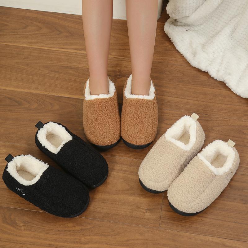 Luxury Fluffy Womens Slippers  Winter Ankle Boots Elegant Plush Fuzzy Fur Indoor Slides With Platfo 1