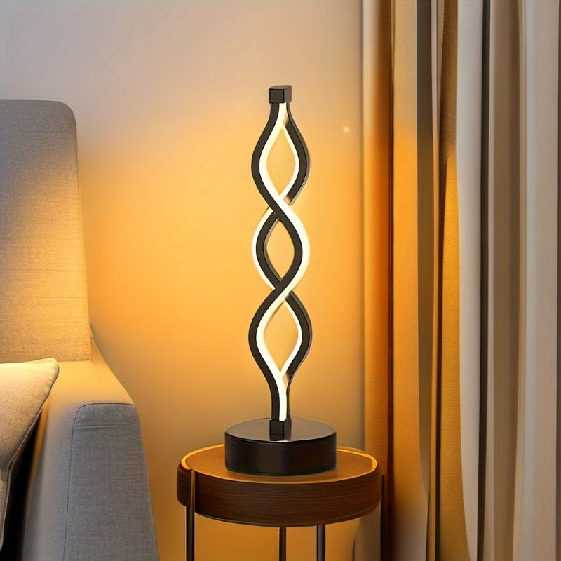 USB Powered LED Table Lamp, Adjustable Color Changing Desk Lamp for Bedroom, Living Room, Bathroom, Fantasy Theme