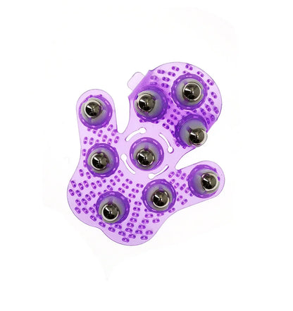Muscle Pain Relief Relax Roller Ball Body Massage Glove, Anti Cellulite Massager for Neck, Back, Shoulder, Buttocks