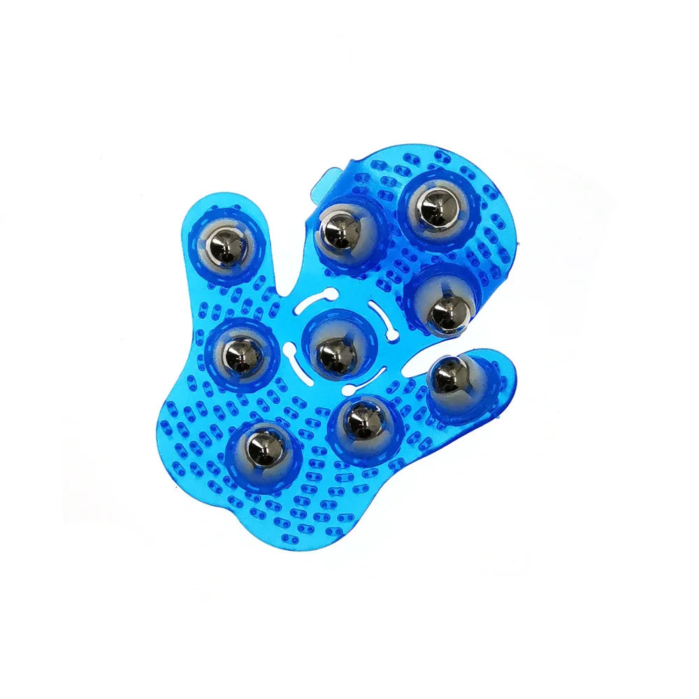 Muscle Pain Relief Relax Roller Ball Body Massage Glove, Anti Cellulite Massager for Neck, Back, Shoulder, Buttocks