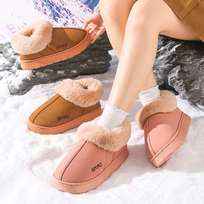 Luxury Fluffy Womens Slippers  Plush Designer Ankle Boots Cozy Indoor Fuzzy Fur Winter Shoes For Wo 2