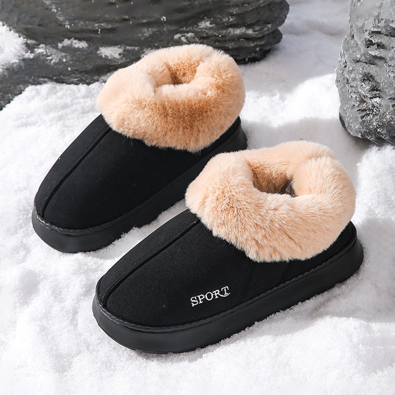 Luxury Fluffy Womens Slippers  Plush Designer Ankle Boots Cozy Indoor Fuzzy Fur Winter Shoes For Wo 5