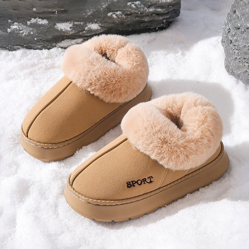 Luxury Fluffy Womens Slippers  Plush Designer Ankle Boots Cozy Indoor Fuzzy Fur Winter Shoes For Wo 6