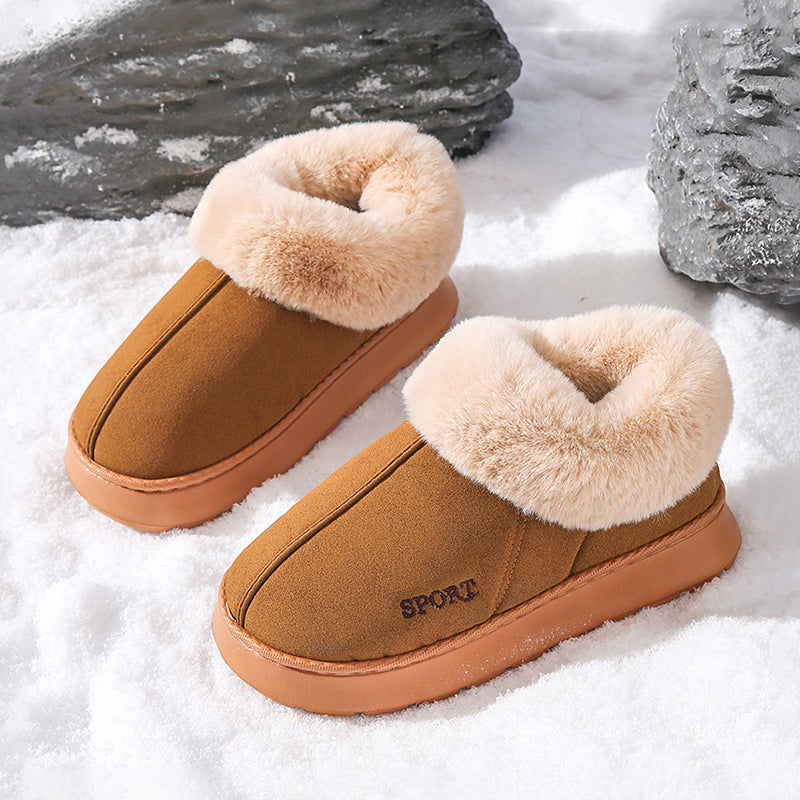 Luxury Fluffy Womens Slippers  Plush Designer Ankle Boots Cozy Indoor Fuzzy Fur Winter Shoes For Wo 7