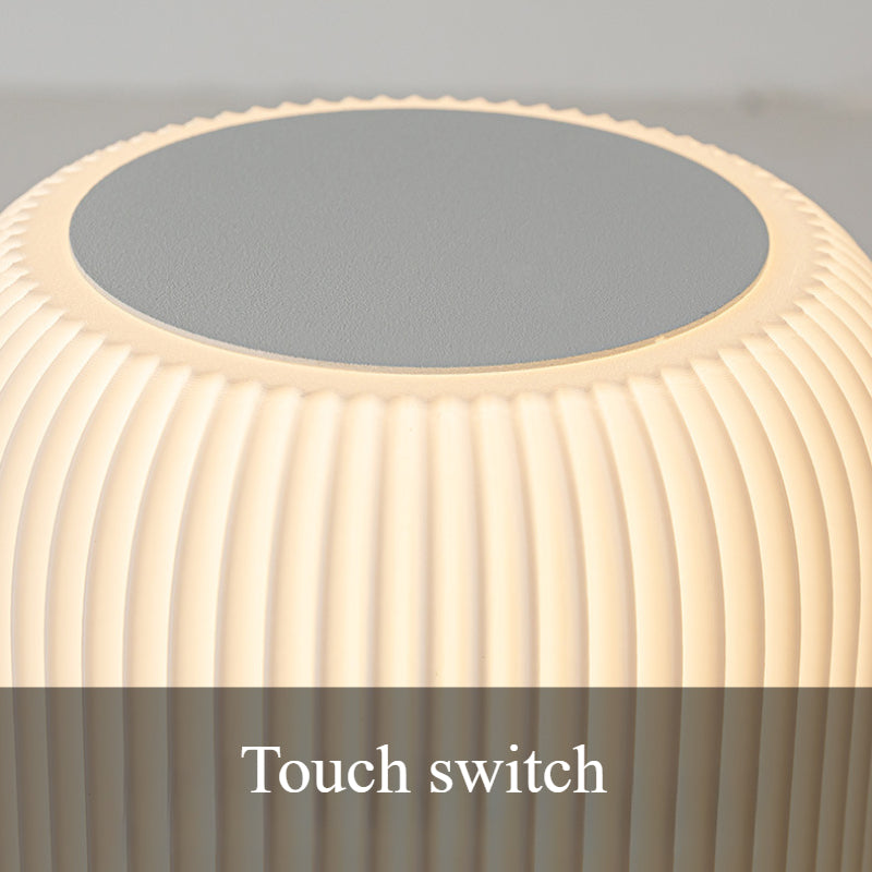 Portable, Rechargeable Table Light, Dimmable Touch Bedside Lamp for Bedroom, Living Room, with Adjustable Temperatures