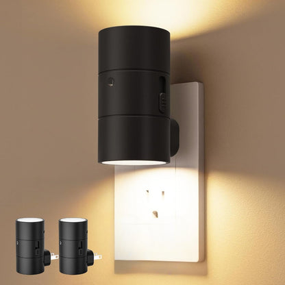 Dimmable LED Night Light Plug Into Wall With Adjustable Brightness And Light Sensor For Bedroom And 6