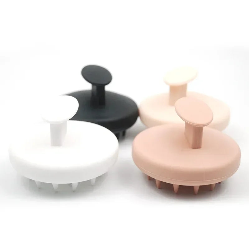 Comb Spa Head Massage Brush, Silicone Scalp and Body Massager, Flexible Hair Brush for Wet and Dry Use
