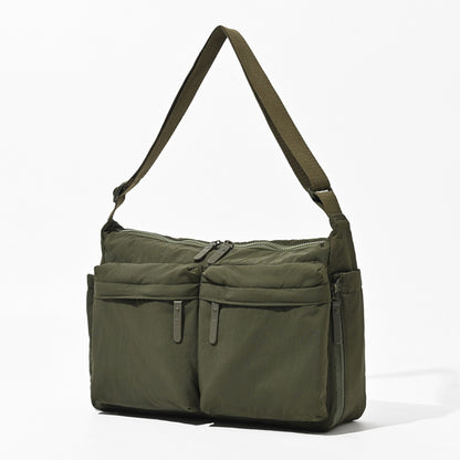 Lightweight Nylon Shoulder Bag Unisex MultiPocket Tote Spacious Capacity Bag For Work Travel And Ev 1