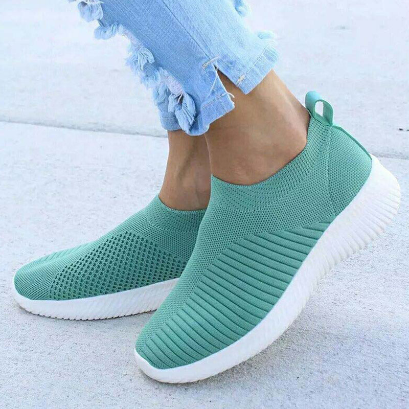 Slip On Womens Sneakers Lightweight Breather White Casual Sports Shoes Comfortable Vulcanized Footw 5