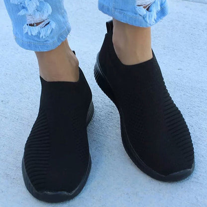 Slip On Womens Sneakers Lightweight Breather White Casual Sports Shoes Comfortable Vulcanized Footw 7