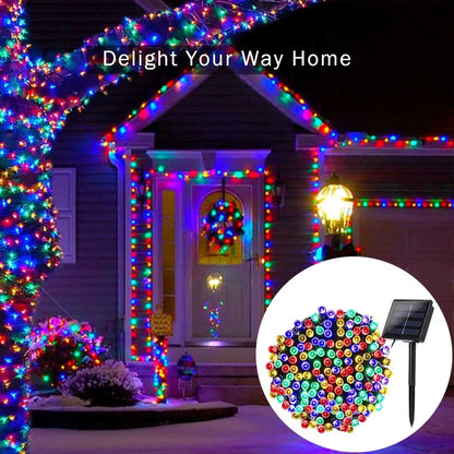 Solar String Lights Outdoor Waterproof Fairy Lights Garden Wedding Party And Tree Decor 7