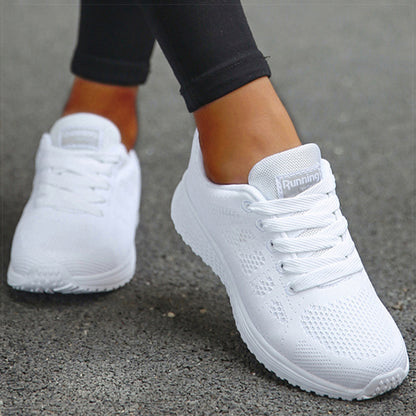 Womens Sneaker Classics Sports Shoes for Women, Lightweight Gym White Sneakers & Vulcanized Casual Footwear