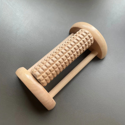 Solid Wood Foot And Leg Massager Foot Sole Roller Type Acupoint Ball For Plantar Fasciitis Portable 1