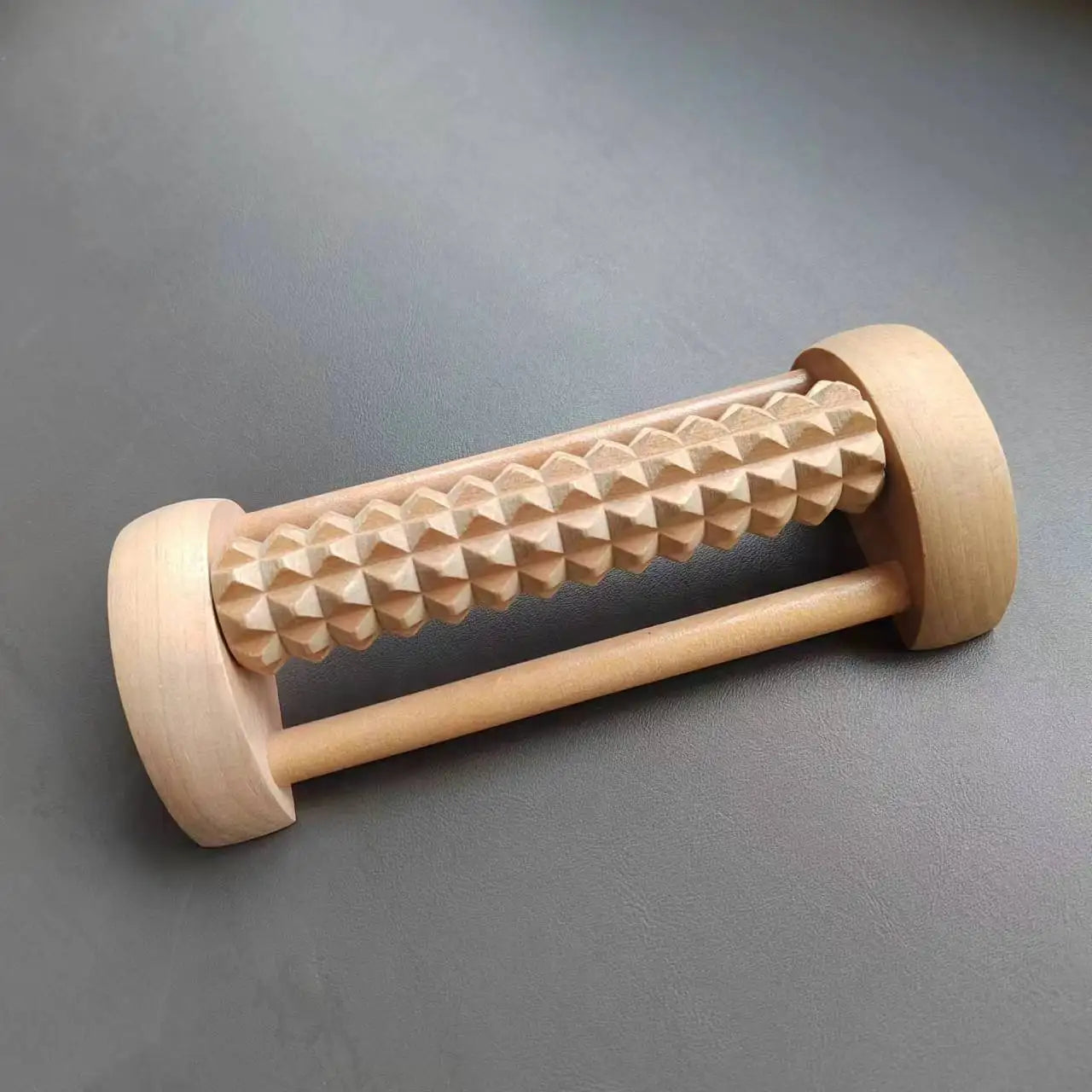 Solid Wood Foot And Leg Massager Foot Sole Roller Type Acupoint Ball For Plantar Fasciitis Portable 7
