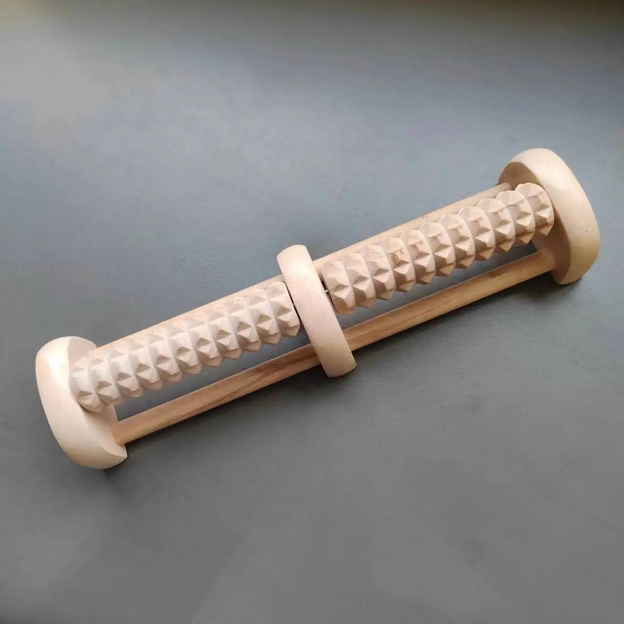 Solid Wood Foot And Leg Massager Foot Sole Roller Type Acupoint Ball For Plantar Fasciitis Portable 5