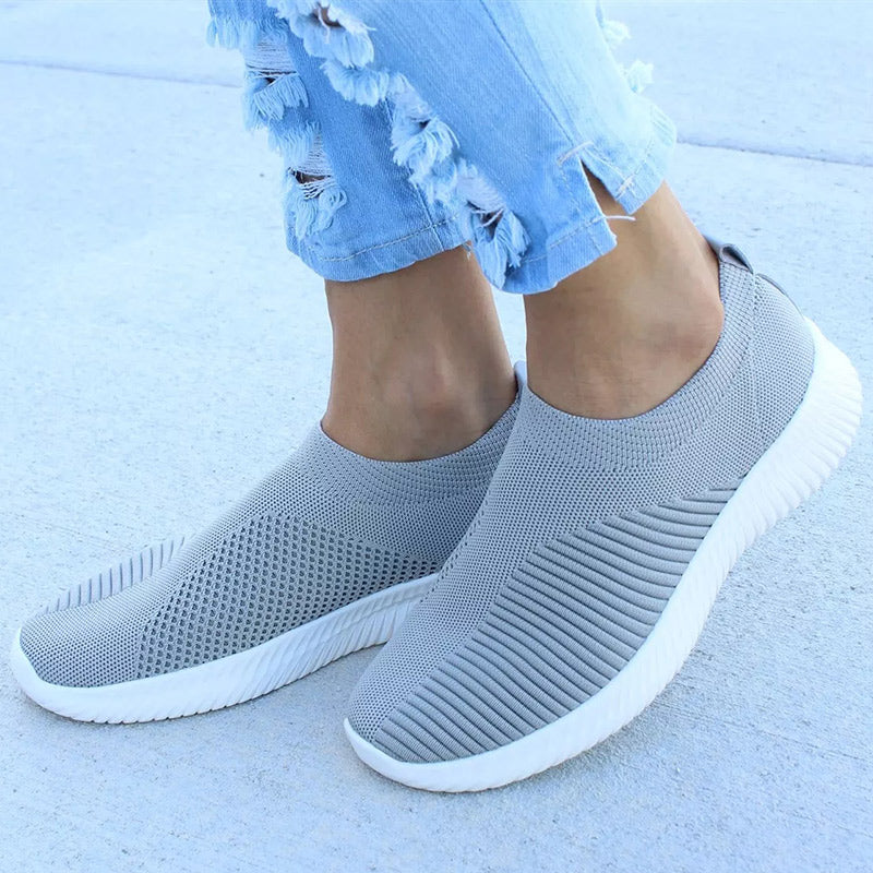 Lightweight Women Slip On White Sneakers Casual Flat Shoes For Summer  Autumn Comfort Stylish Baske 5