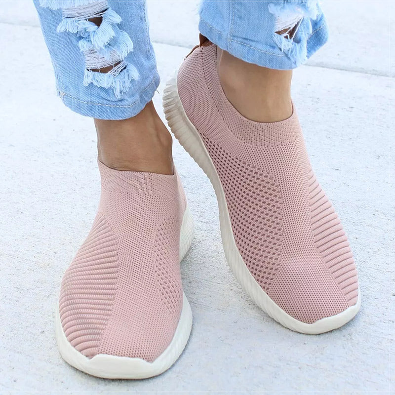 Lightweight Women Slip On White Sneakers Casual Flat Shoes For Summer  Autumn Comfort Stylish Baske 3