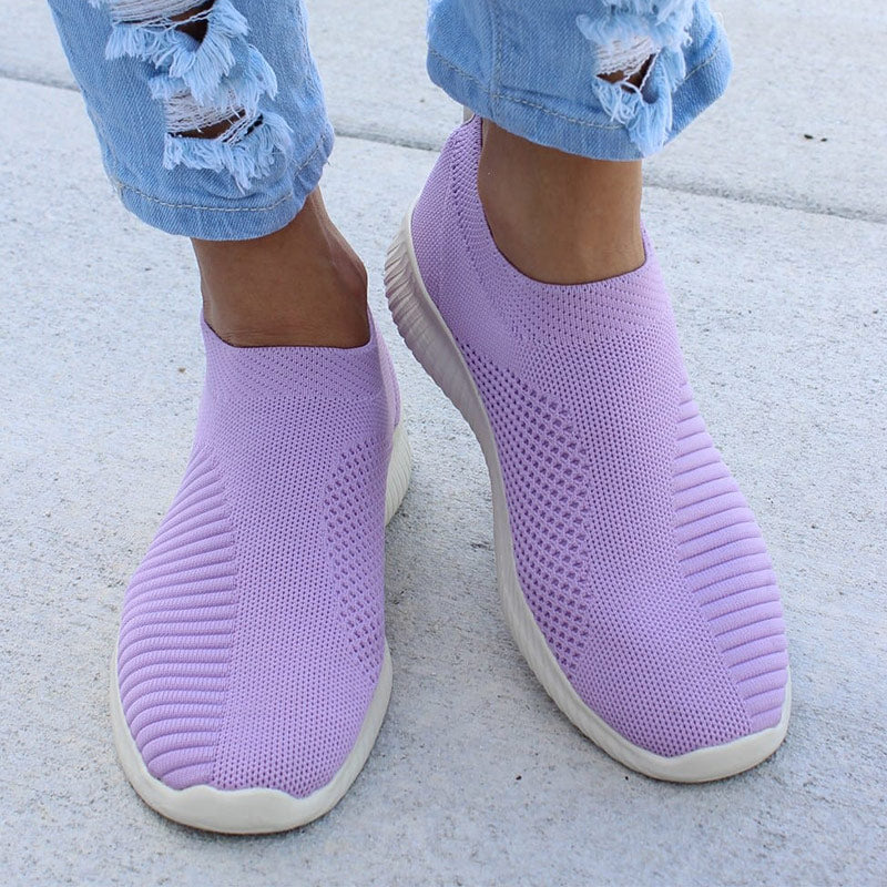 Lightweight Women Slip On White Sneakers Casual Flat Shoes For Summer  Autumn Comfort Stylish Baske 4