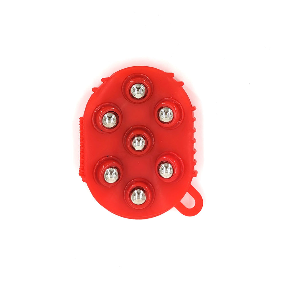 Body Massage Glove Roller 7 Balls Muscle Pain Relief Massager For Neck Shoulder Buttocks Anti Cellu 7