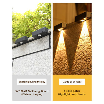 Ultra Bright Solar Lights Outdoor, Waterproof Garden Wall Lamp, Decorative Induction Lighting