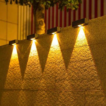 Ultra Bright Solar Lights Outdoor, Waterproof Garden Wall Lamp, Decorative Induction Lighting