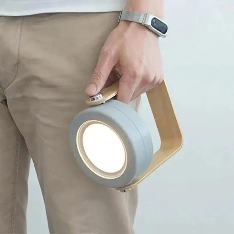 Rechargeable LED Night Light, Portable, with Adjustable Brightness, Touch Control, and a Soft Eye Caring Glow