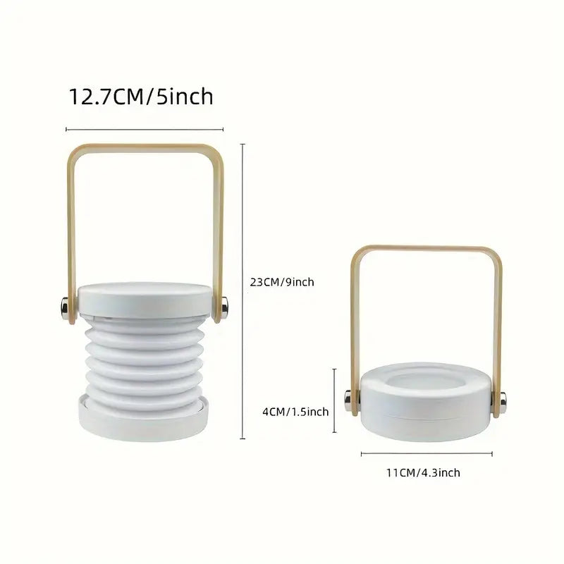 Rechargeable LED Night Light, Portable, with Adjustable Brightness, Touch Control, and a Soft Eye Caring Glow