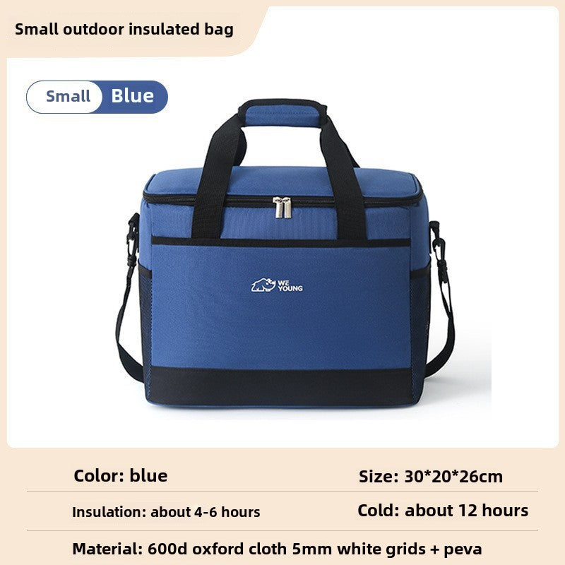 Large Capacity Oxford Fabric Cooler Bag Waterproof Thermal Picnic Bag For Outdoor Camping 6