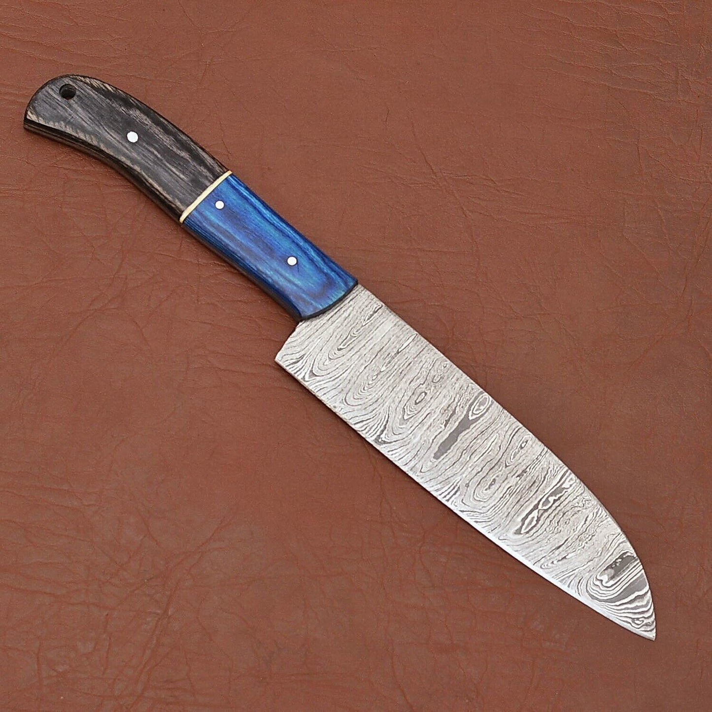 Professional Damascus Steel Kitchen Knife  Handmade Chef Knife For Cooking  Outdoor Use 1