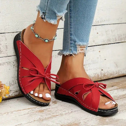 Chic Womens Sandals Sweet Summer Shoes Woman Heels Sandals Comfortable Summer Slippers  Heeled Foot 3
