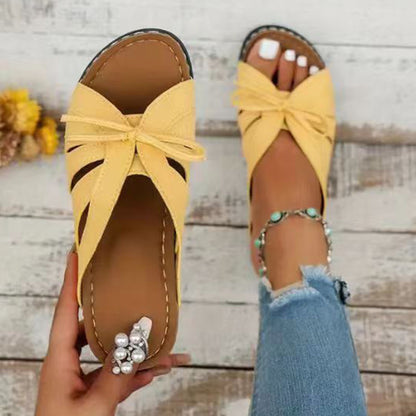 Chic Womens Sandals Sweet Summer Shoes Woman Heels Sandals Comfortable Summer Slippers  Heeled Foot 2