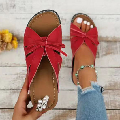 Chic Womens Sandals Sweet Summer Shoes Woman Heels Sandals Comfortable Summer Slippers  Heeled Foot 6