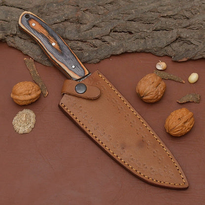 Razor Sharp Handmade Damascus Chef Knife  Kitchen  Outdoor Use Knife 3