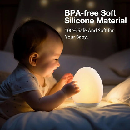 USB Rechargeable Night Light, RGB Changing Color Lamp, with Remote Control, Touch Dimmable, Portable Bedside Table Lamp