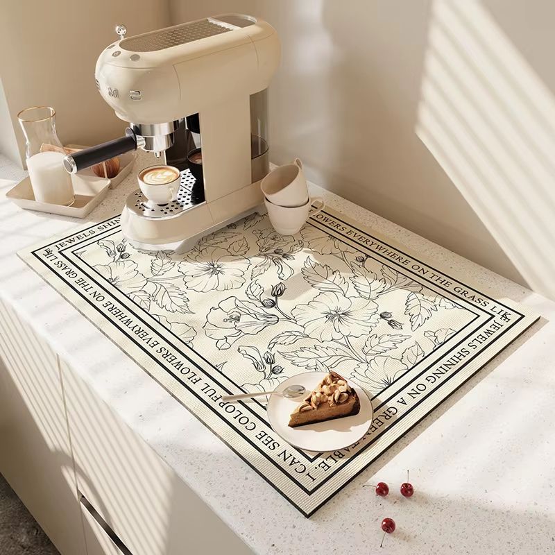AquaDry Super Absorbent Kitchen Mat  QuickDry AntiSkid Dish Drying Pad For Sink Countertop  Bathroo 15
