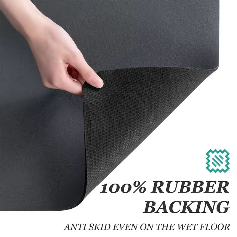 AquaDry Super Absorbent Kitchen Mat  QuickDry AntiSkid Dish Drying Pad For Sink Countertop  Bathroo 4