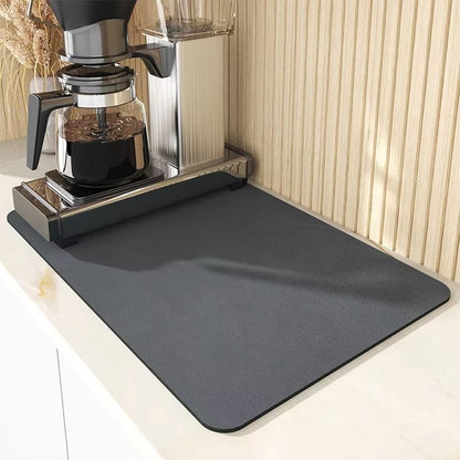 AquaDry Super Absorbent Kitchen Mat  QuickDry AntiSkid Dish Drying Pad For Sink Countertop  Bathroo 8