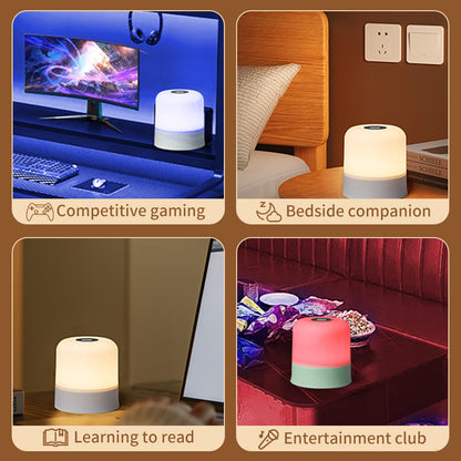 Rechargeable Touch Bedside Lamp, Dimmable LED Night Light for Bedroom, USB Table Lamps for Home Decor, Ideal Christmas