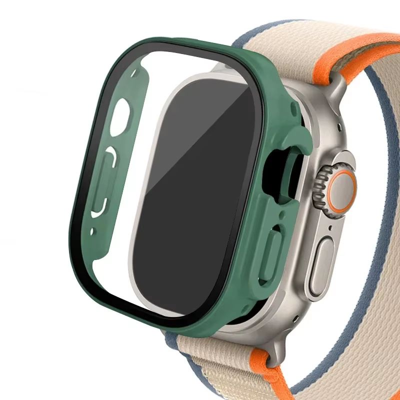ArmorGlass Case For Apple Watch Ultra 2 49mm  Full Protection PC Bumper  Tempered Glass Screen Cove 9
