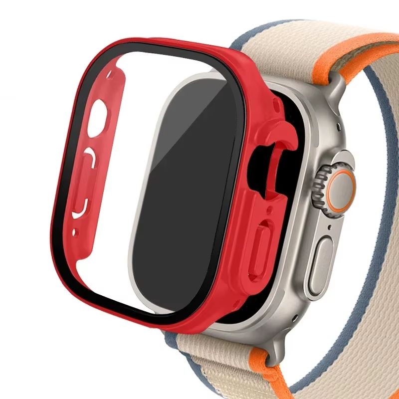 ArmorGlass Case For Apple Watch Ultra 2 49mm  Full Protection PC Bumper  Tempered Glass Screen Cove 8