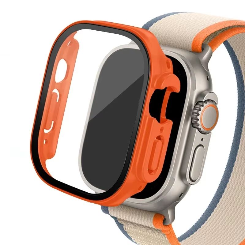 ArmorGlass Case For Apple Watch Ultra 2 49mm  Full Protection PC Bumper  Tempered Glass Screen Cove 23