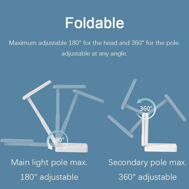 Portable, Rechargeable LED Desk Lamp, Large Capacity Battery, Specific Eye Protector for Dormitory, Office