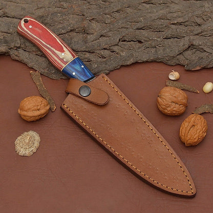 Professional Handmade Damascus Fillet Knife  Kitchen  Outdoor Cooking Tool 3