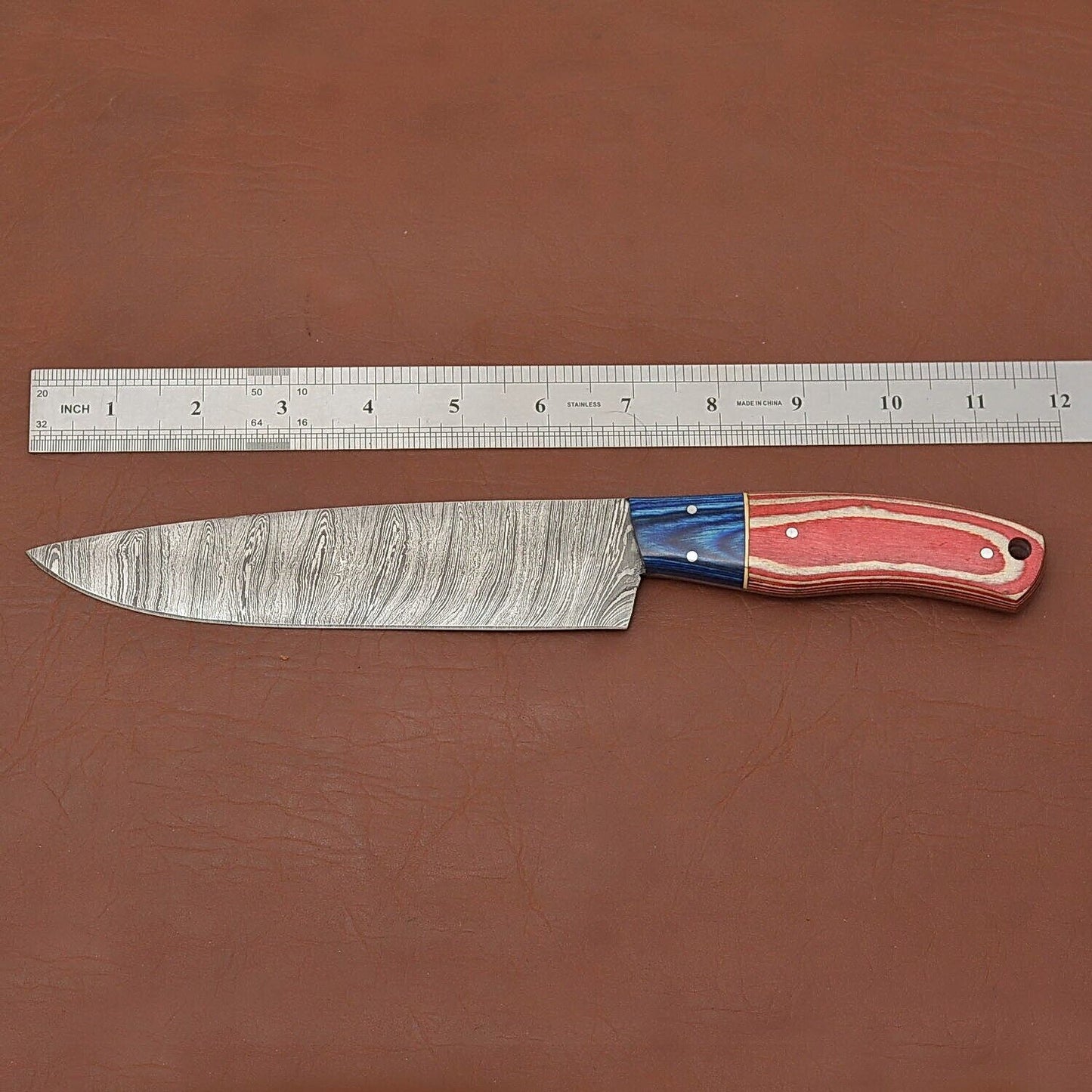 Professional Handmade Damascus Fillet Knife  Kitchen  Outdoor Cooking Tool 2