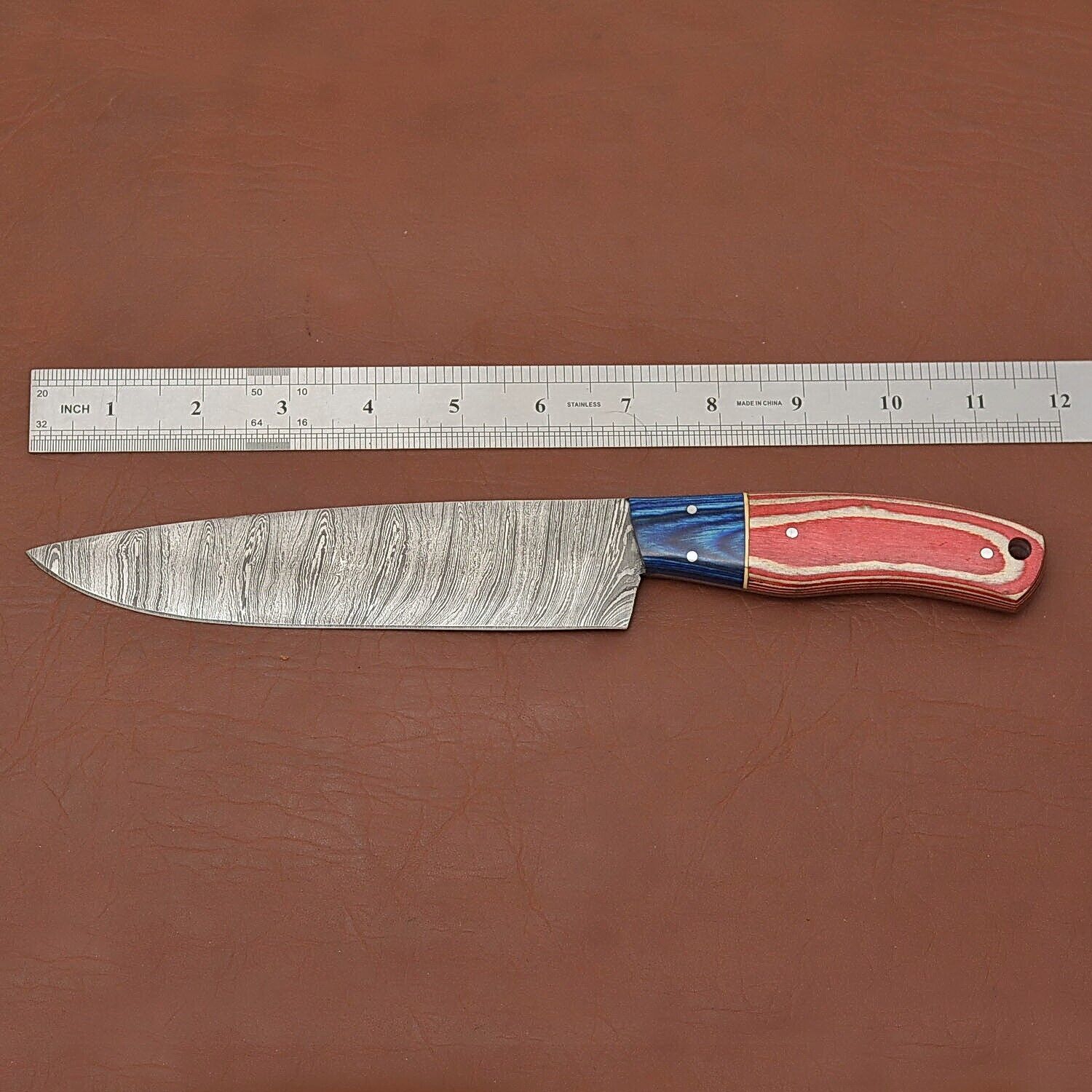 Professional Handmade Damascus Fillet Knife  Kitchen  Outdoor Cooking Tool 2