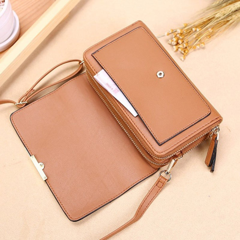 Fashion New Style Womens Wallet Korean Handbag Multi Card Large Capacity Casual Shoulder Bag Mobile 3
